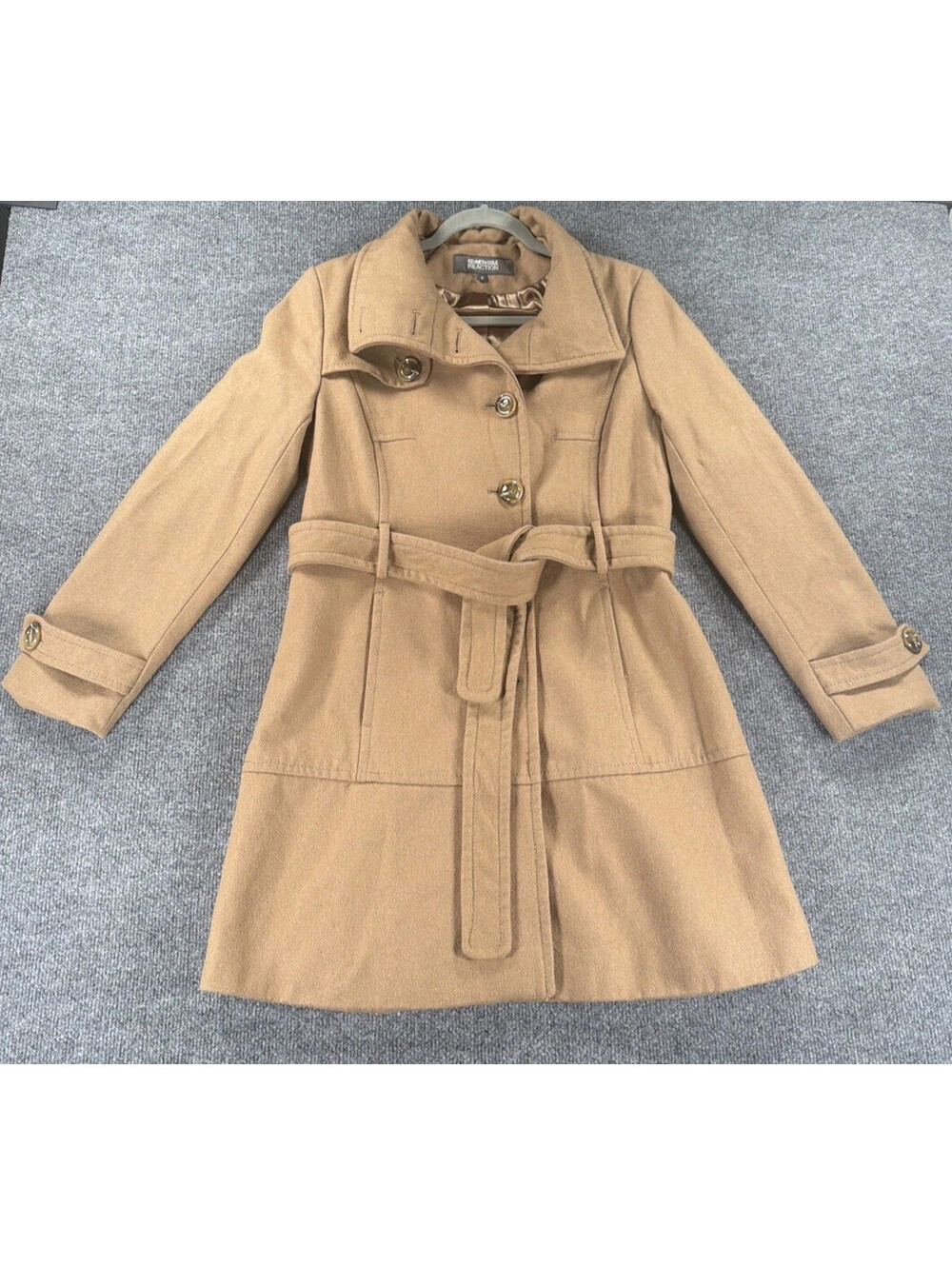 Kenneth Cole Reaction Trench Coat Women’s Size 8-Read Disc.